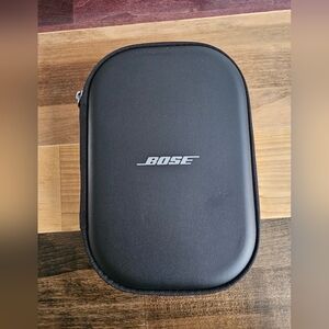 Bose Quiet Comfort Headphones Hard Case Black OEM Zip Travel